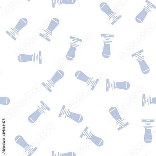 Canvas Print tamper coffee tool vector glyph seamless pattern tamper coffee tool sign illustr