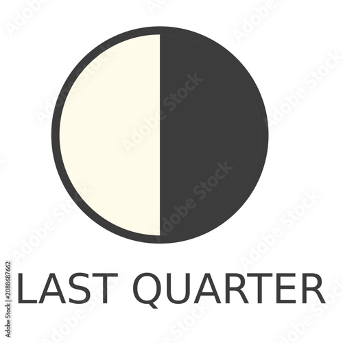 Foto Moon last quarter icon