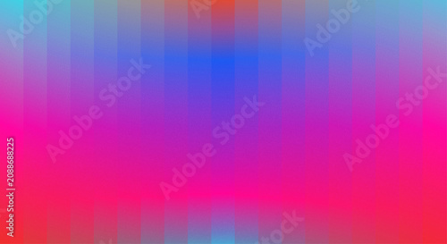 Obraz na płótnie Vivid multi color gradient stripe pattern blends blue pink and orange tones into harmonious vertical composition for artistic expression providing high energy visual for creative media projects