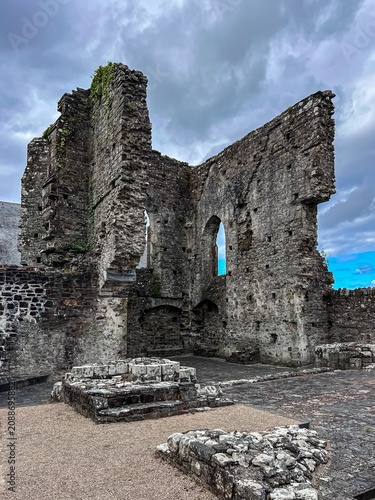 Canvas Print Abbey ruins