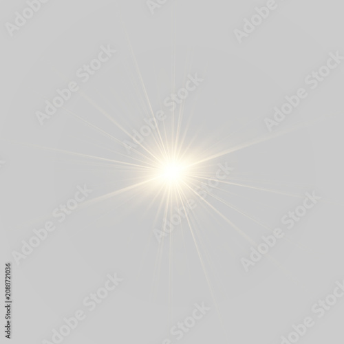 Εκτύπωση καμβά Shiny starburst PNG artwork