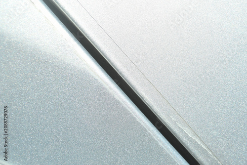 Airbrushed silver metal close-up texture