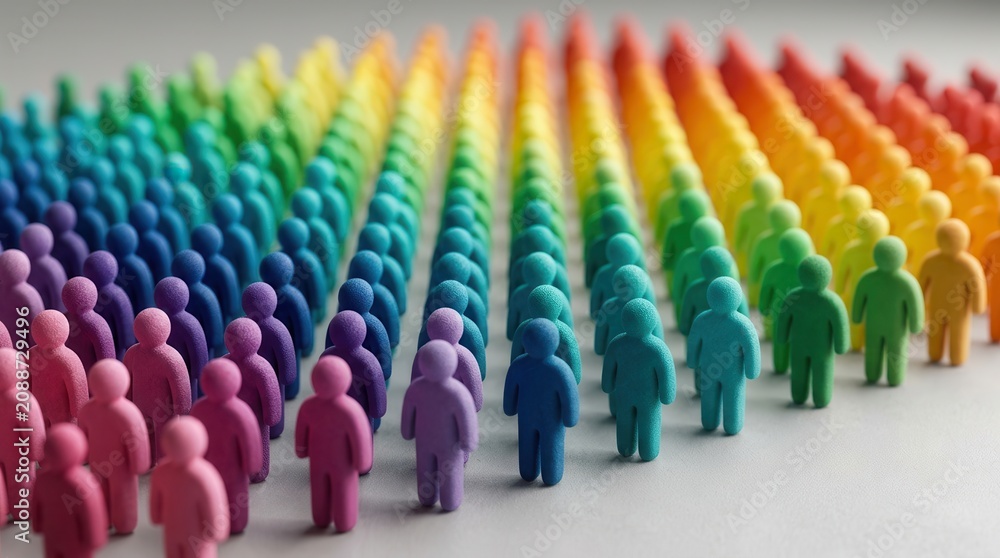 Fototapeta premium Enhance marketing precision by organizing target audiences into distinct and meaningful groups.
