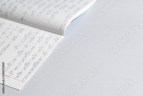 Copybook with handwritten m...