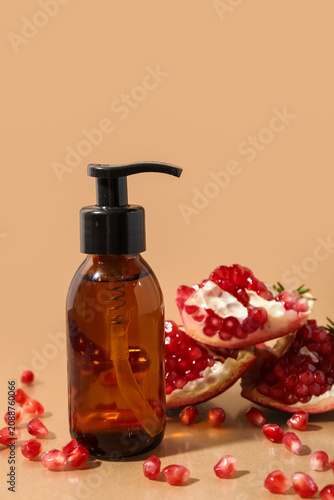 Bottle of cosmetic product ...