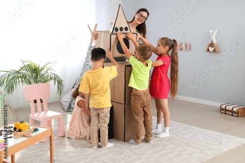 Little children and nursery...