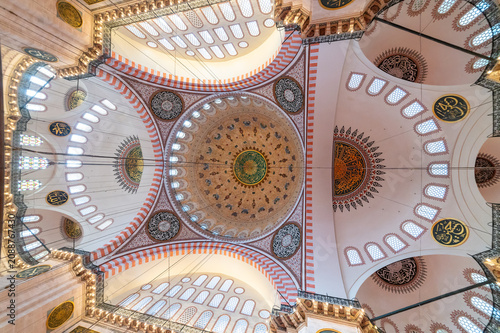 interior of an ottoman mosque 