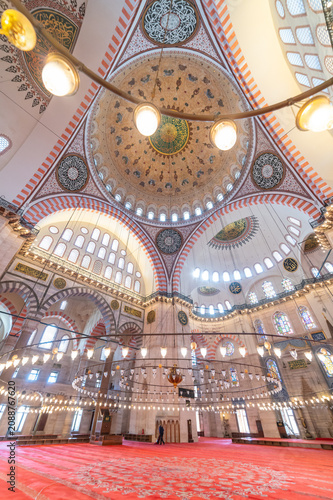 interior of an ottoman mosque 