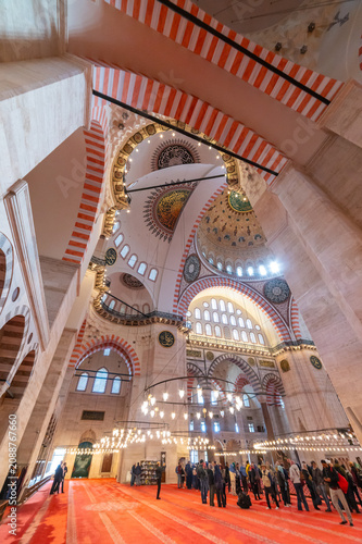 interior of an ottoman mosque 