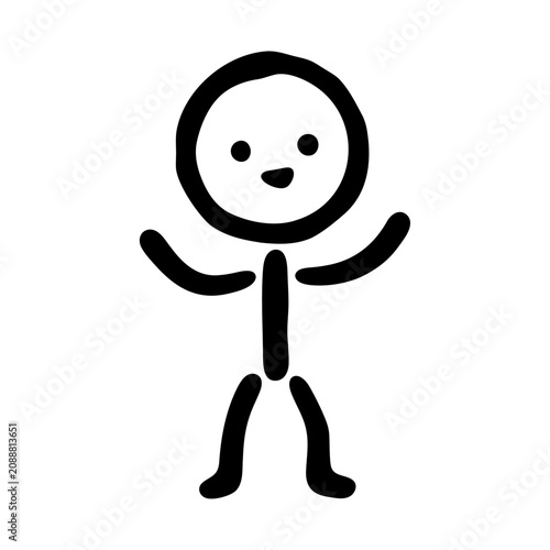 Simple Stick Figure Drawing