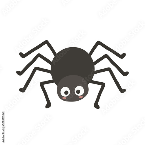 Cute Cartoon Spider Illustration