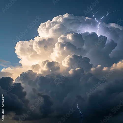 Giant cumulonimbus cloud
