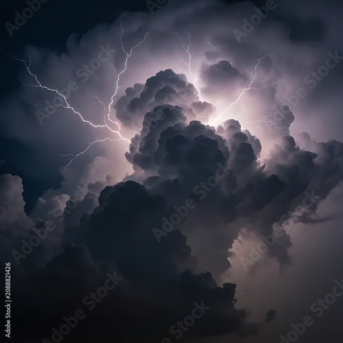 Thunderstorm cloud formation