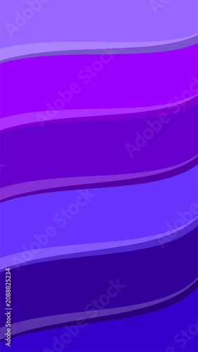 Abstract paper cut wavy background with purple tone multilayered curve shadow texture is for digital aesthetic website wallpaper backdrop or commercial card print design decoration