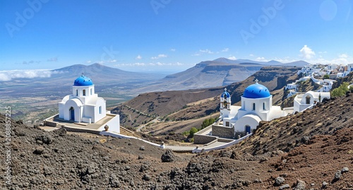 Blue Dome Churches of Santorini