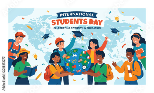 International Students Day, celebrating diversity in education, student diversity, educational celebration, global learning