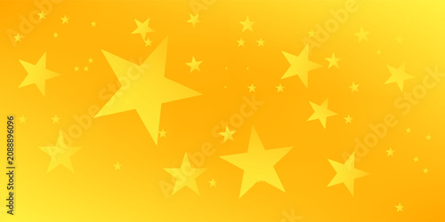 Gradient yellow star background vector design in eps 10