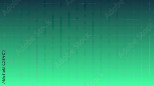 Abstract Pacific Dream gradient background animation featuring glowing light lines forming a geometric grid pattern.
