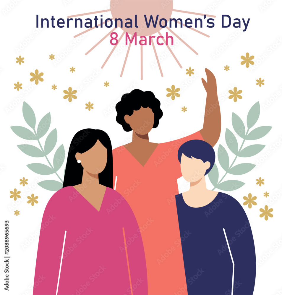 Obraz premium International Women's Day Event Banner Design