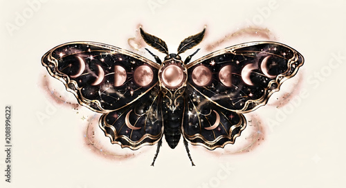 Colorful Butterfly Close Up Isolated on Black Background, Detailed Insect Wings and Antennae Macro Nature Wildlife Photography with Elegant Summer Beauty and Swallowtail Butterfly Design