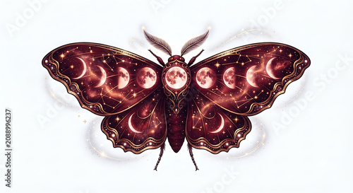 Colorful Swallowtail Butterfly Isolated on White Background, Detailed Insect Wings and Antennae Macro Nature Photography with Beautiful Spring Wildlife Beauty and Elegant Flying Butterfly Design