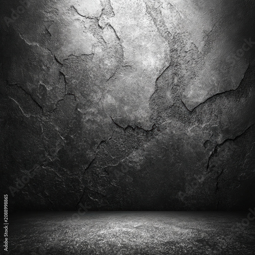 Deep black background graphite metallic texture dark wall floor grunge concrete