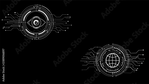 Cyber Security Technology Icon Collection