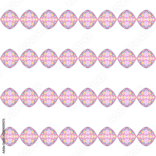 seamless pattern with easter eggs