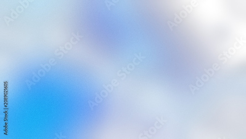 Foto Abstract blue and white gradient background with soft grainy texture isolated on