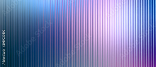 A modern abstract texture featuring vertical lines and gradient lighting, reminiscent of fluted glass. The background is a deep blue and purple gradient. For architectural projects, frosted reeded gla