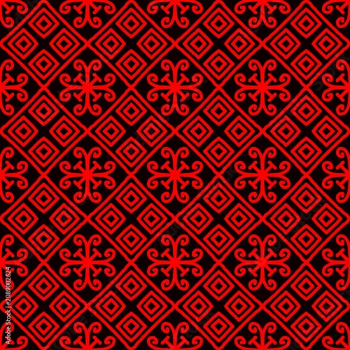 seamless pattern with hearts