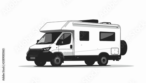 Konstfotografi Motorhome Vehicle Recreational Transport.