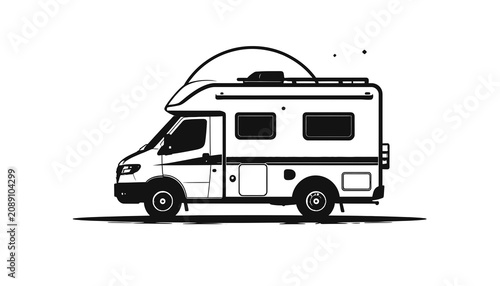 Photography Motorhome Vehicle Recreational Transport.