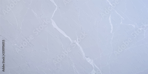 Cuadro en lienzo Light gray pale blue marble stone texture background with faint white veins perf