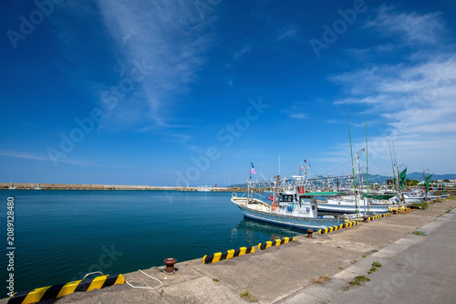 外ヶ浜町三厩漁港の風景