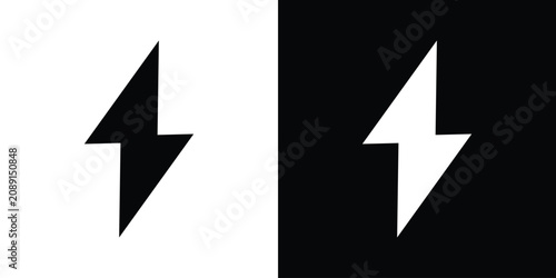 Foto Lightning bolt icon