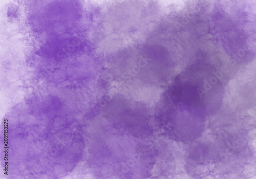 Purple foggy bleeding watercolor background