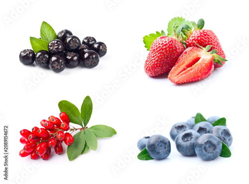 Collage sweet berry