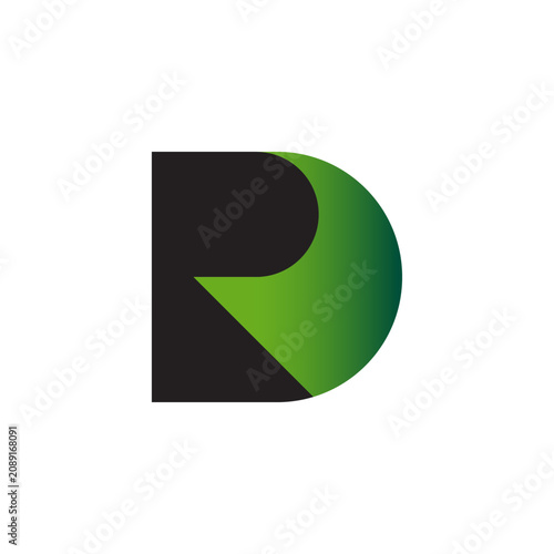 letter RD monogram unique logo vector