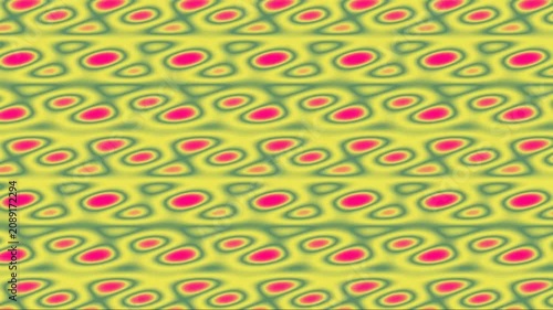 animate colorful pattern with pink and green shapes