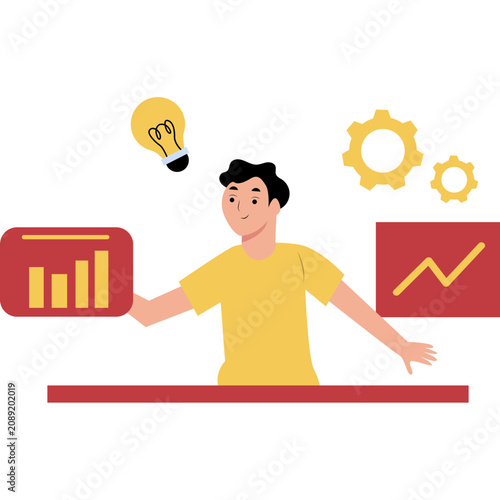 Startup and Innovation Illustration