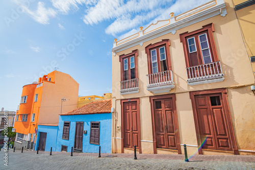 Cityscape of Tazacorte (La Palma, Spain)