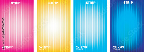 Vertical striped patterns in pink yellow cyan and blue hues