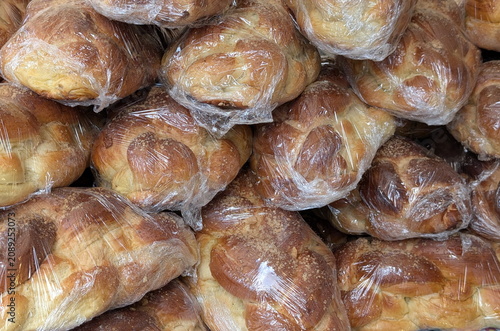 Abundant Braided Sweet Bread Individually Wrapped