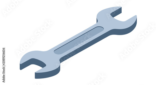 Φωτογραφία Metal Spanner Wrench Tool Isometric Icon