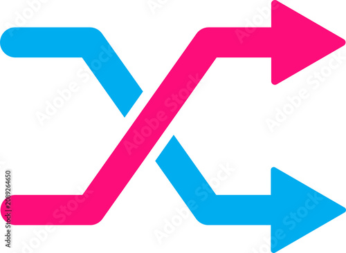 Redirect icon change direction symbol for graphic design, logo, web site, social media, mobile app, ui illustration