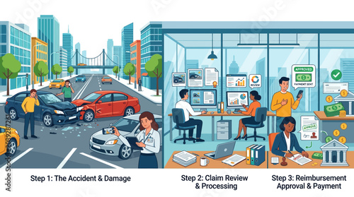 Car Accident Insurance Claims Process: Accident, Review, Payment