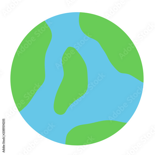 Illustration of the earth