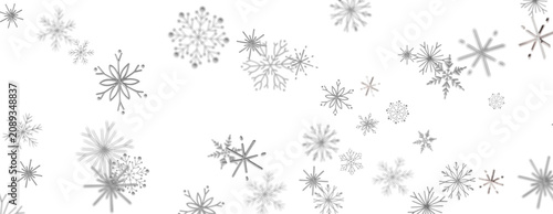 Elegant snowflake pattern f...