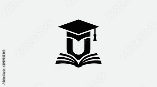 Obraz na plátně Graduation Cap Icon Education Symbol.